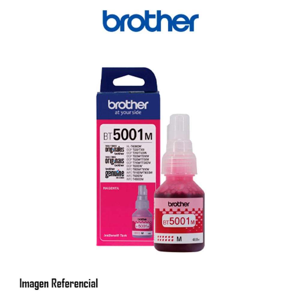 TINTA BROTHER BT5001M MAGENTA DCP-T300W/500W/700W