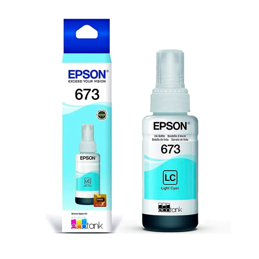 BOTELLA EPSON T673520-AL LIGHT CIAN L800
