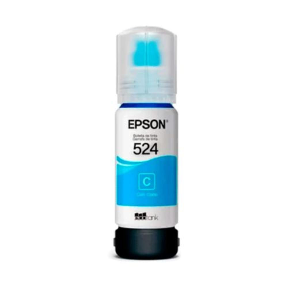 Botella de Tinta Epson T524 Cian
