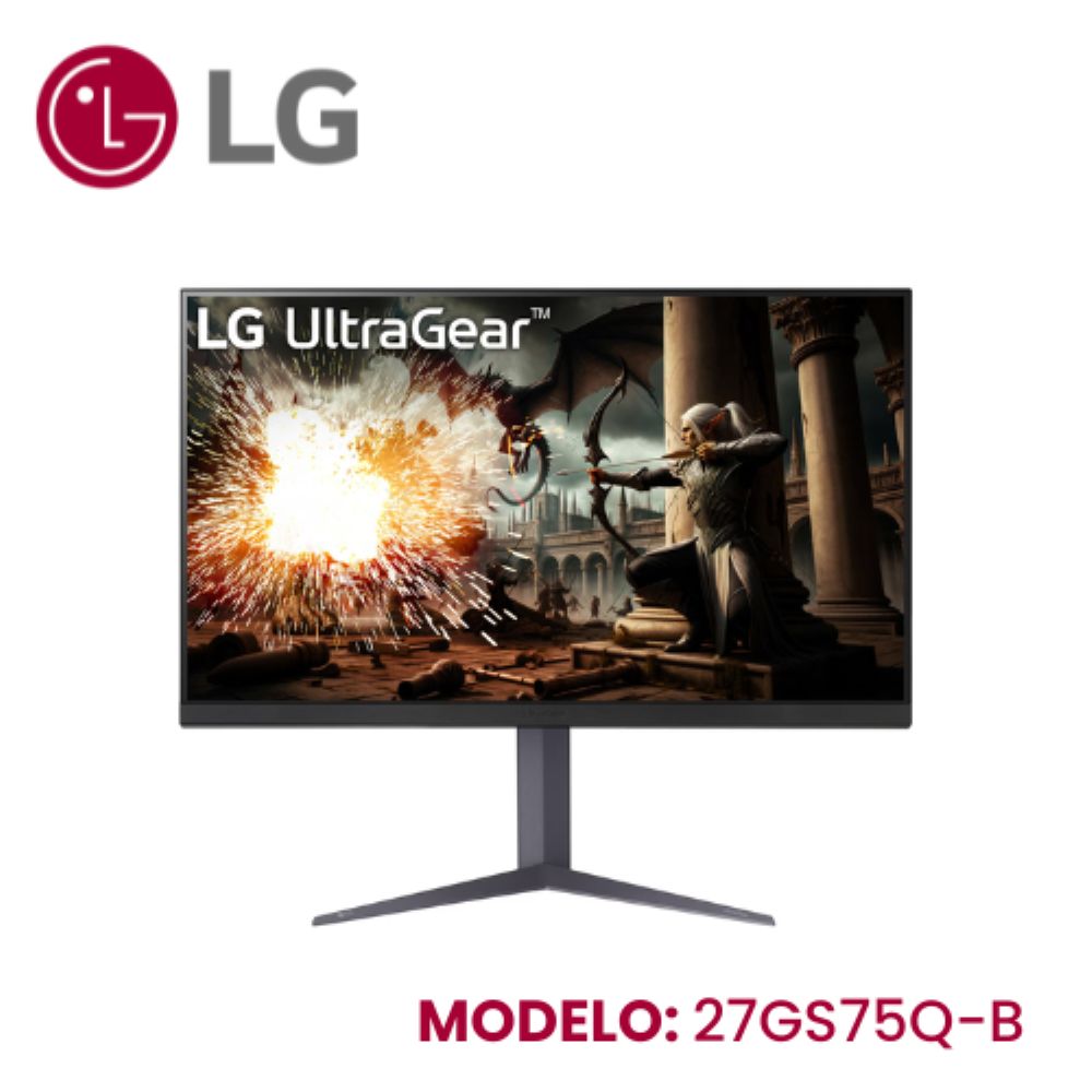 MONITOR LG LED 27GS75Q-B 27"" 1MS 180HZ TO 200HZ WQHD