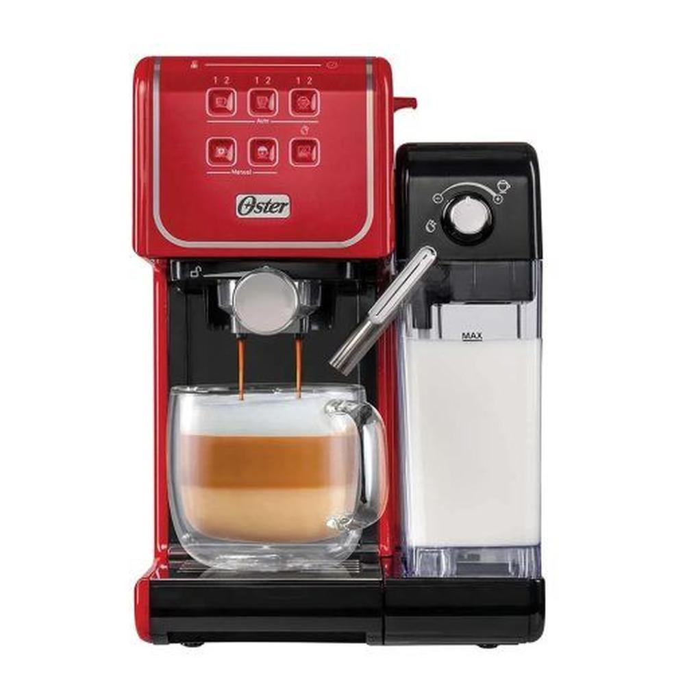 Cafetera Oster PrimaLatte Automatica BVSTEM6801R Rojo Cafetera Oster PrimaLatte Automatica BVSTEM6801R Rojo