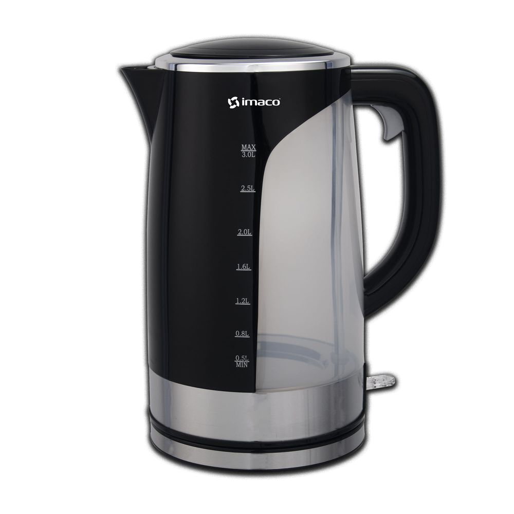 Hervidor plastico 3.0lt NEGRO Imaco KE 3000