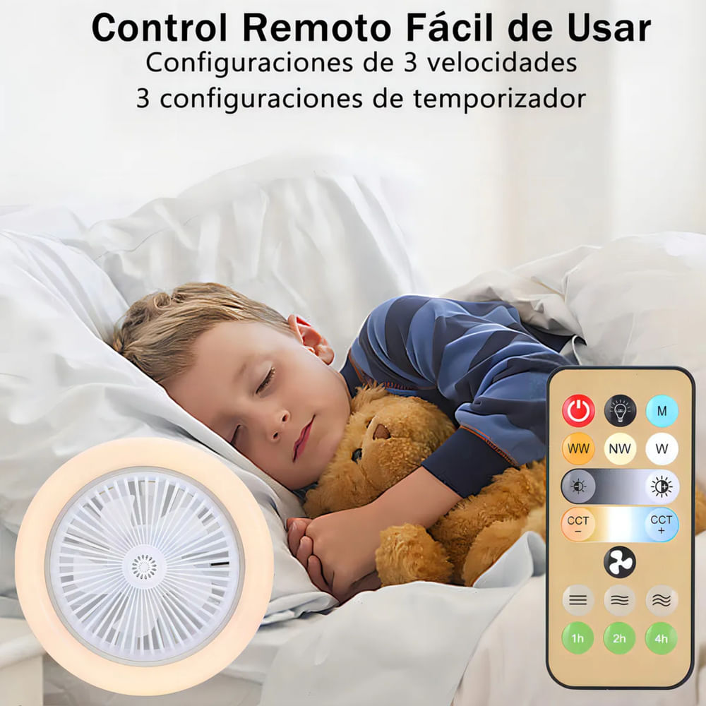 Foco Ventilador de Techo