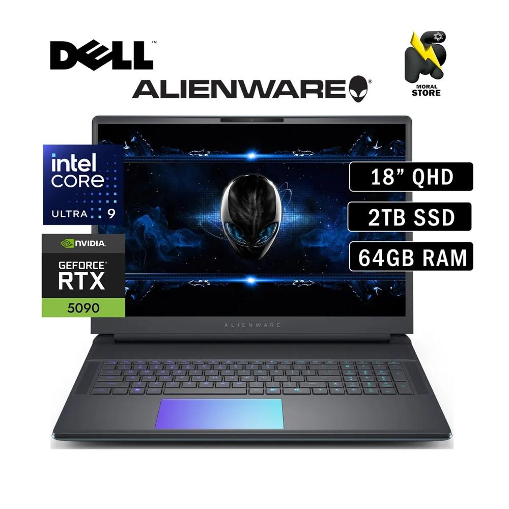 DELL ALIENWARE 18 AREA 51   INTEL CORE ULTRA 9  275HX  DISCO 2TB SSD  64 GB RAM RTX 5090  18 QHD
