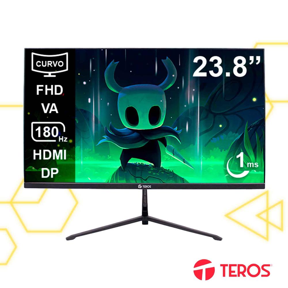 Monitor Gamer Curvo Teros TE-2476G 23.8 FHD 180Hz 1ms Monitor Gamer Curvo Teros TE-2476G 23.8 FHD 180Hz 1ms