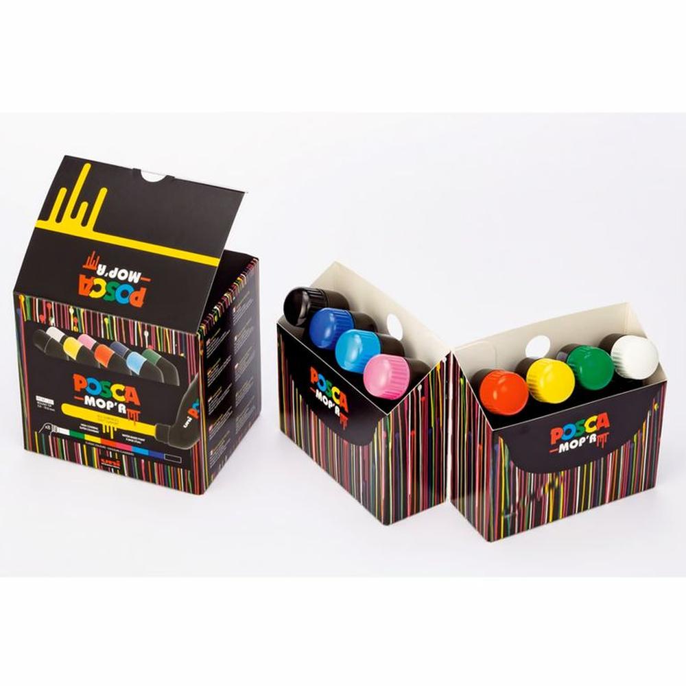 POSCA Pack PCM-22 MOPR 8C Básico Estuche X8 y Polo de Regalo | Oechsle ...