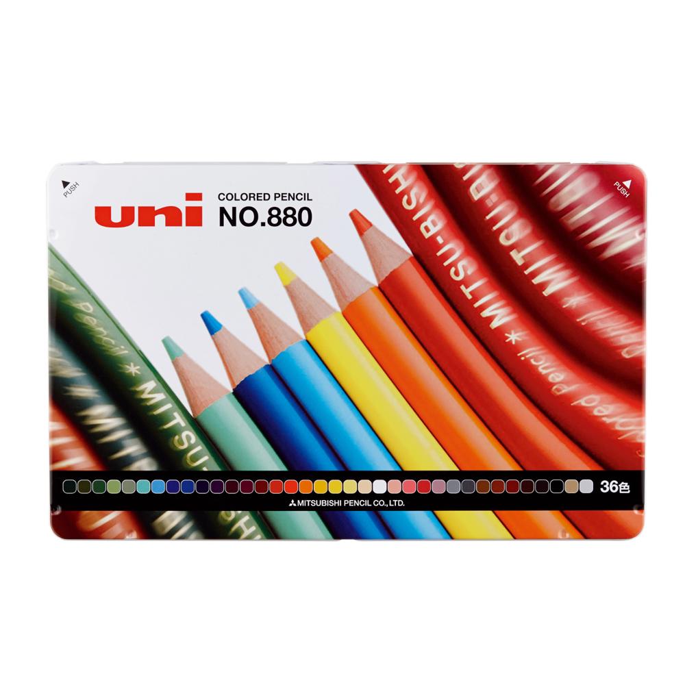 UNI Lápices de Colores 880 Premium Set x 36