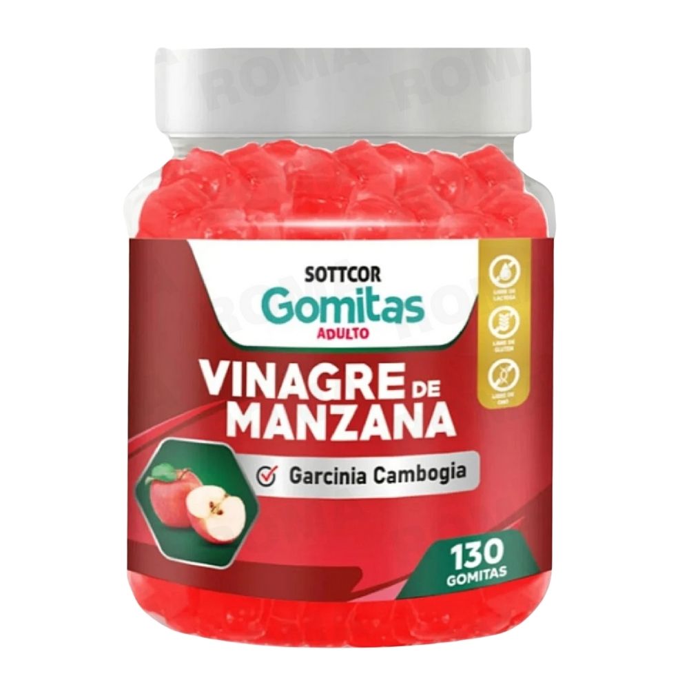 GOMITAS VINAGRE DE MANZANA 130 UND