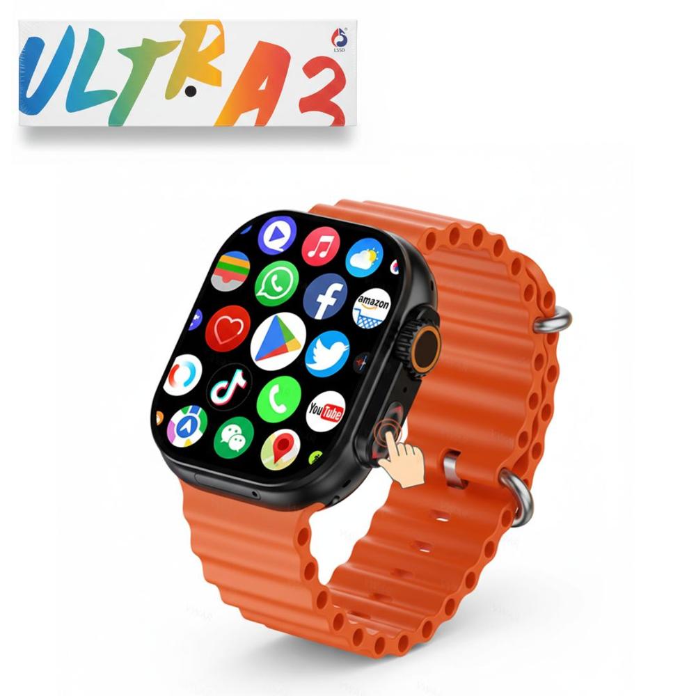 Smartwatch Ultra 3 LSSD con Llamadas Bluetooth Multifuncional con 2 Correas