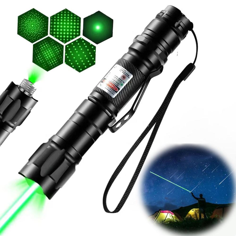 Puntero Láser Verde de Largo Alcance 3000 Metros Recargable Alta Potencia
