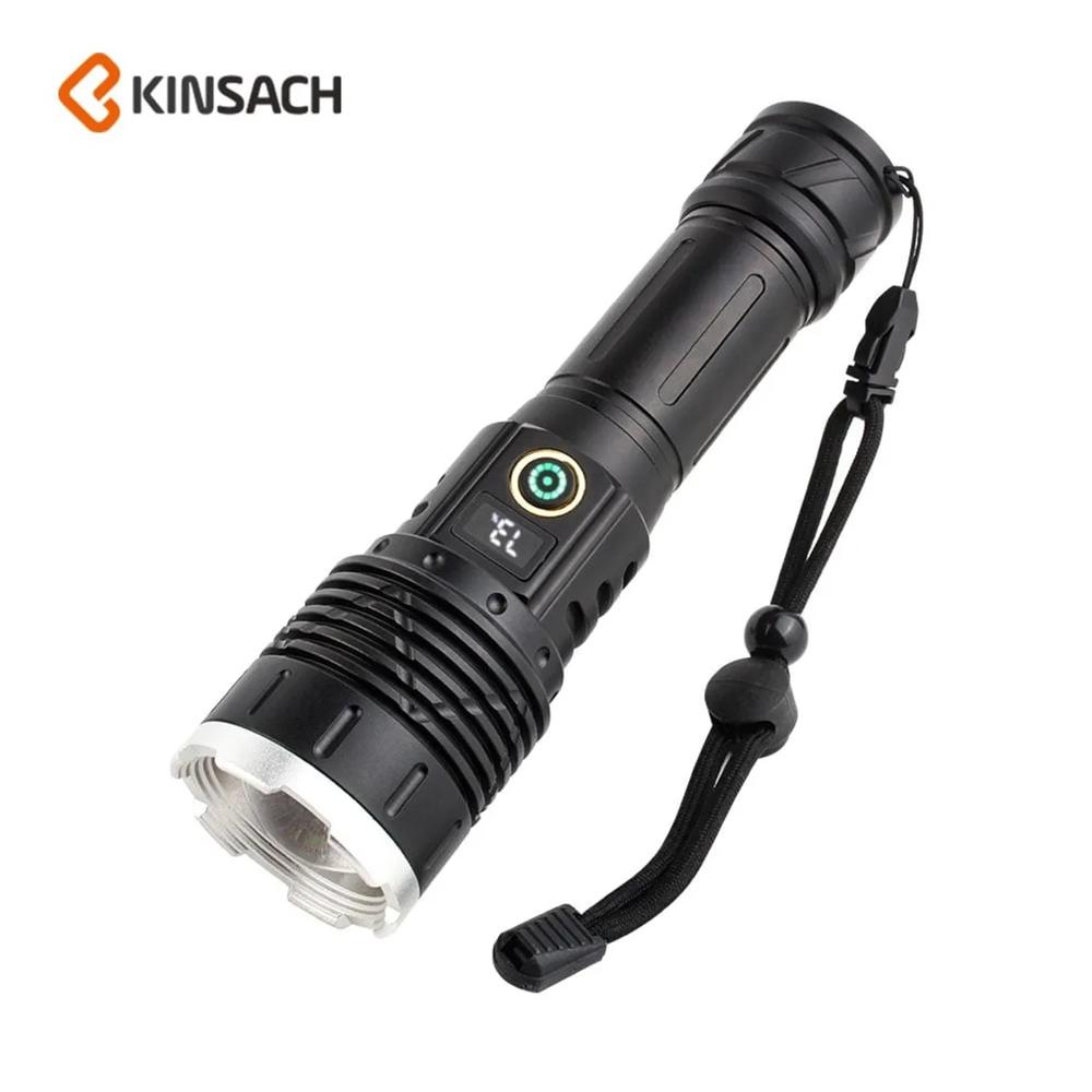 Linterna Zoom KINSACH con Pantalla Led