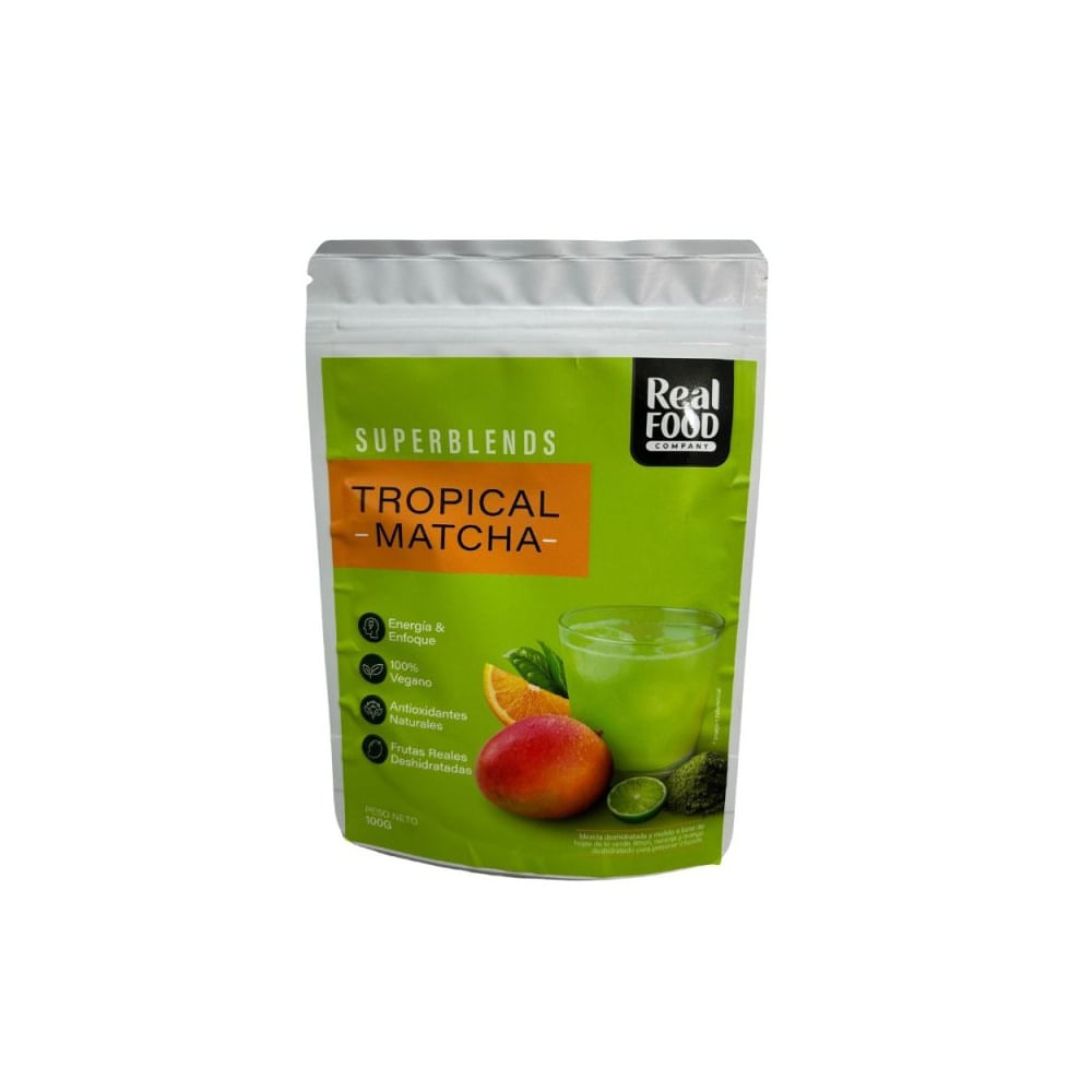 Tropical Matcha en Polvo x 100 g - Real Food Company