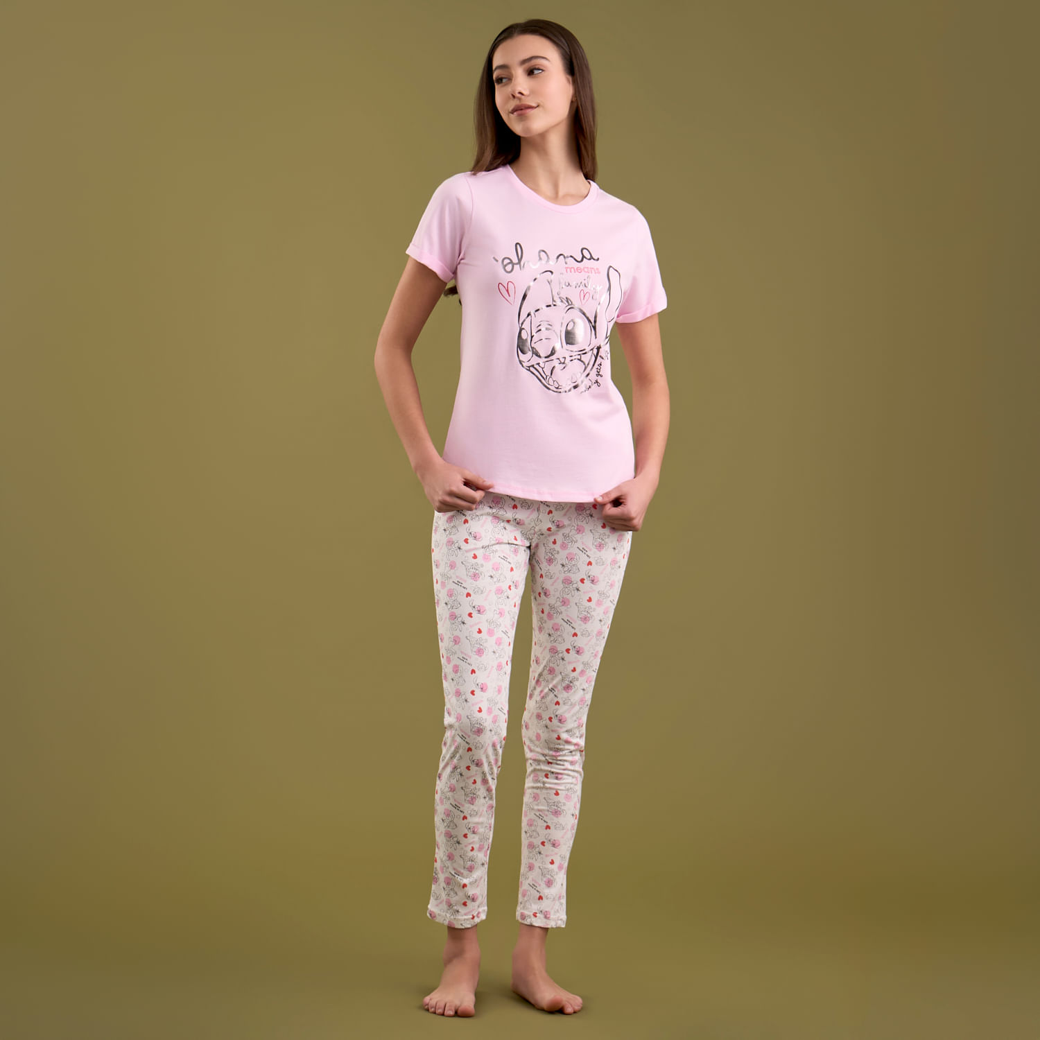 Pijama Mujer Disney Ohana Stitch