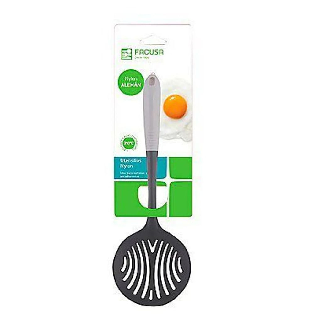 BLISTER DE UTENSILIOS ESPUMADERA NYLON BLANCO HUMO FACUSA