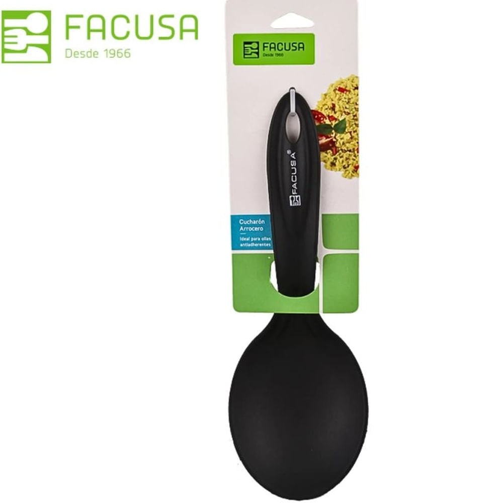 Cucharon Chino Nylon Blister Negro - Facusa