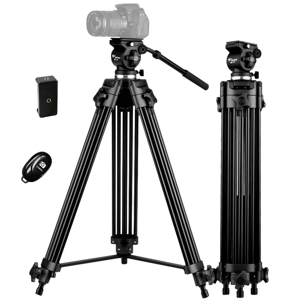 Trípode Profesional 190 Cm Weifeng WT717 Con Disparador Bluetooth Trípode Profesional 190 Cm Weifeng WT717 Con Disparador Bluetooth