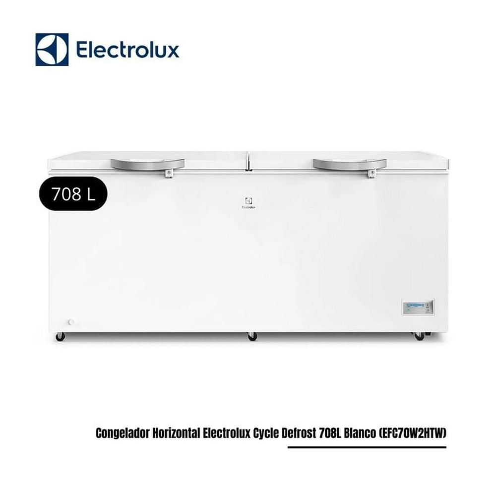 CONGELADORA ELECTROLUX 708L EFC70W2HTW BLANCO