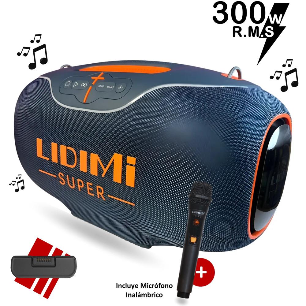 Parlante Portátil Lidimi Super 300w D-S680 Bluetooth Usb - Micrófono