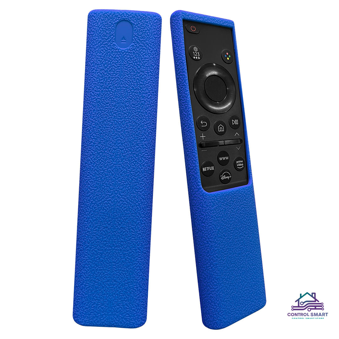 Funda Protector Para Control Samsung Qled Planito - Azul
