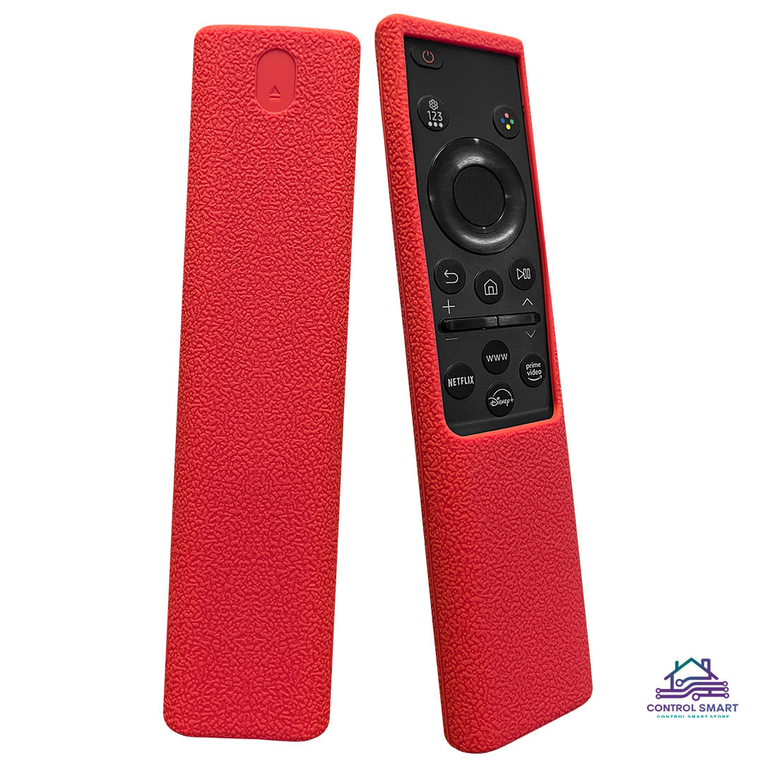 Funda Protector Para Control Samsung Qled - Rojo