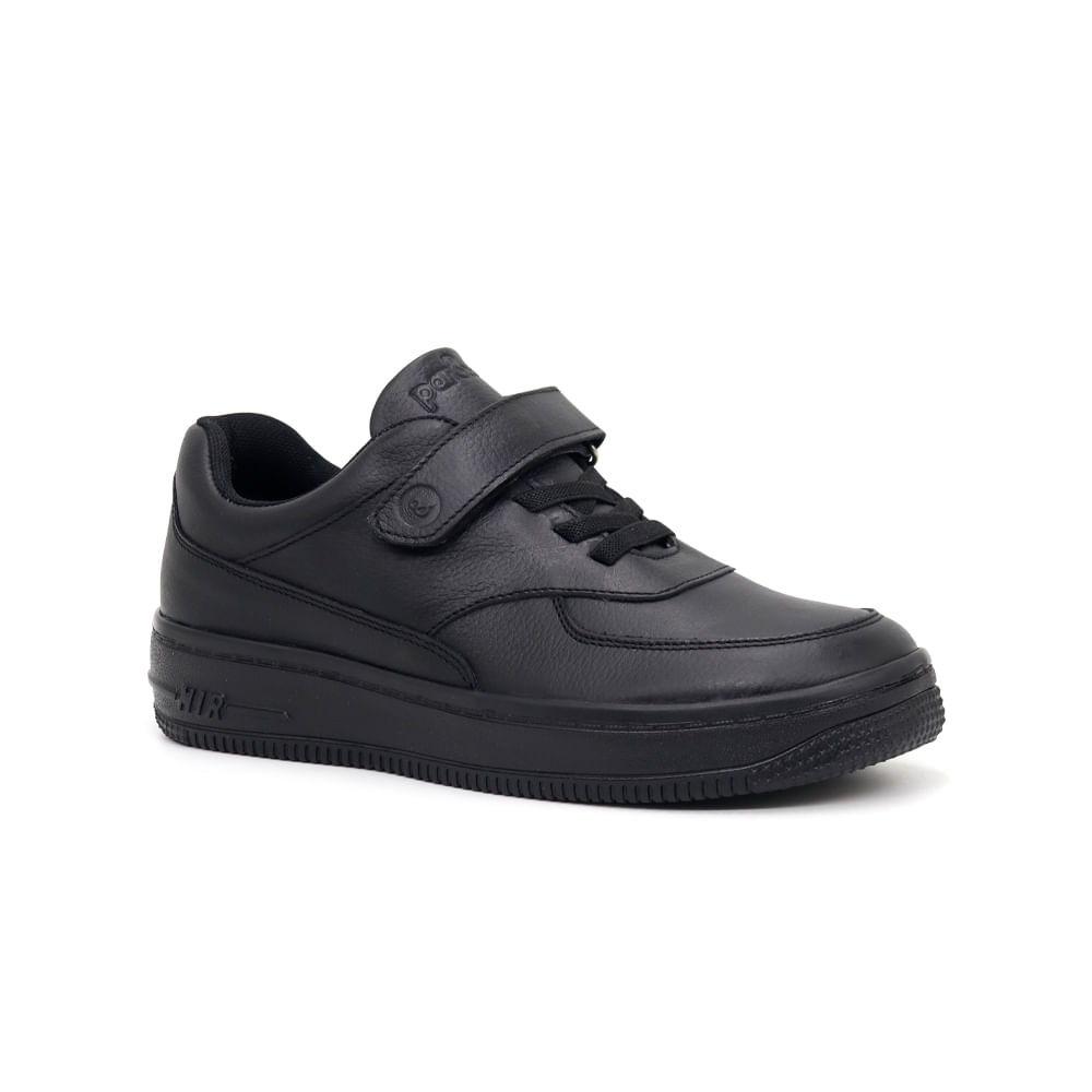 Zapatillas Escolares Cuero JA24-CG818 Negro 36
