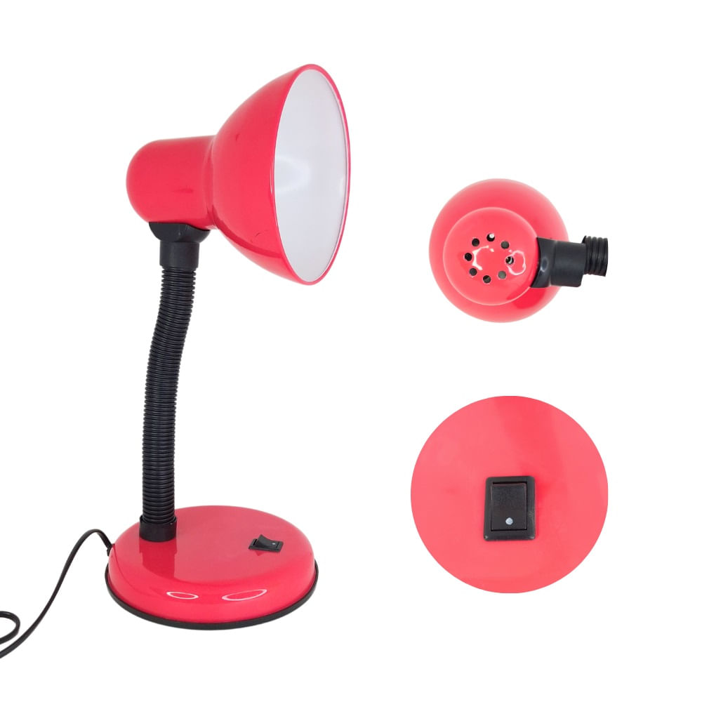 Lampara de Escritorio con Base - FUCSIA