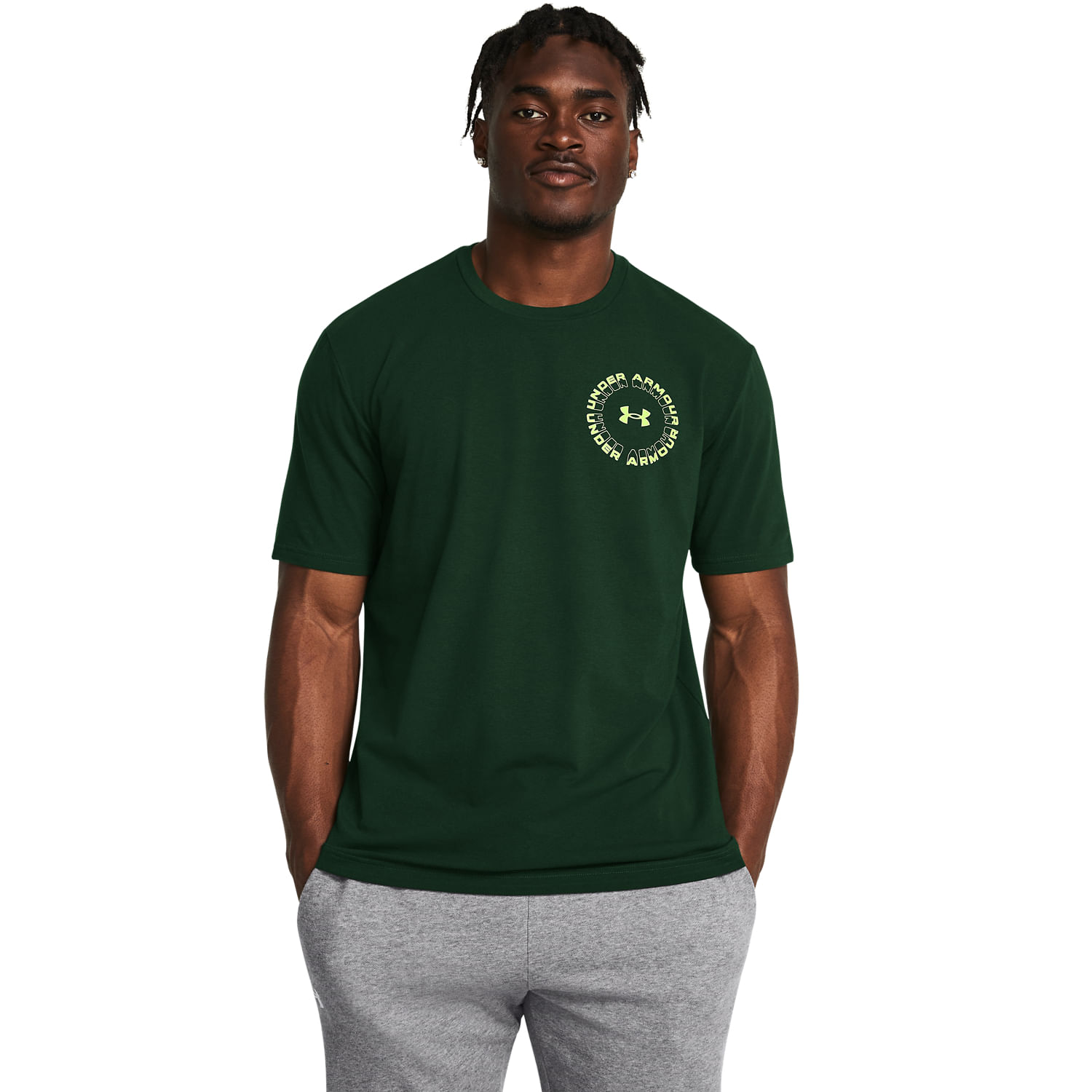 Polo Deportivo Under Armour Hombre M Radial Wm 1386815-301 Verde