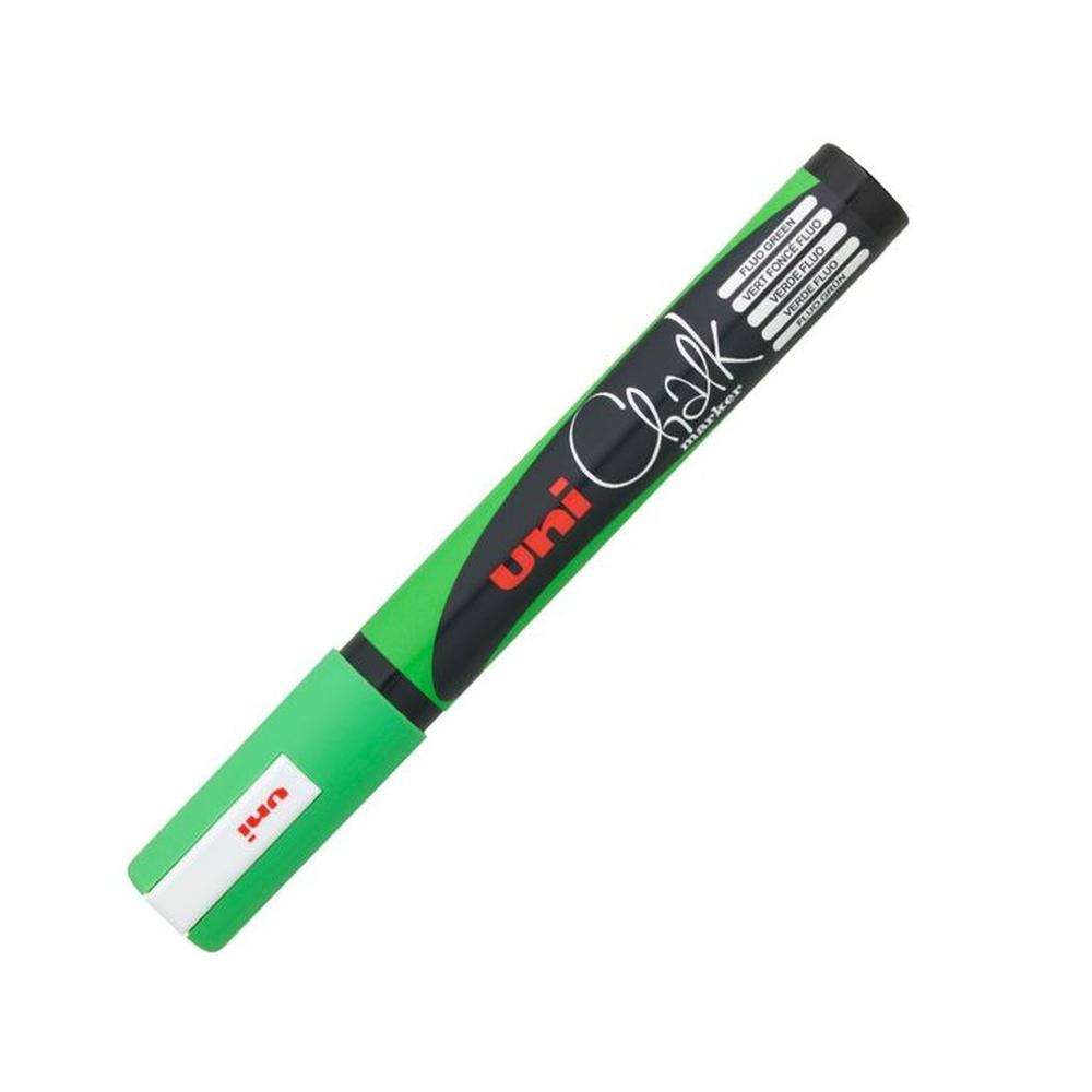 UNI PWE-5M Chalk Verde Fluorescente
