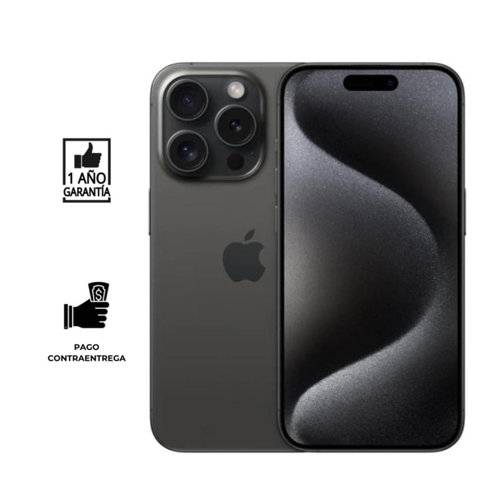 REACONDICIONADO iPhone 15 Pro 128gb ESIM I Grado B I color Negro