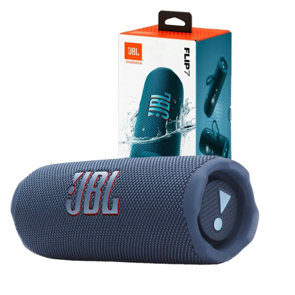 Parlante Bluetooth Portátil JBL Flip 7 Azul con AI Sound Boost