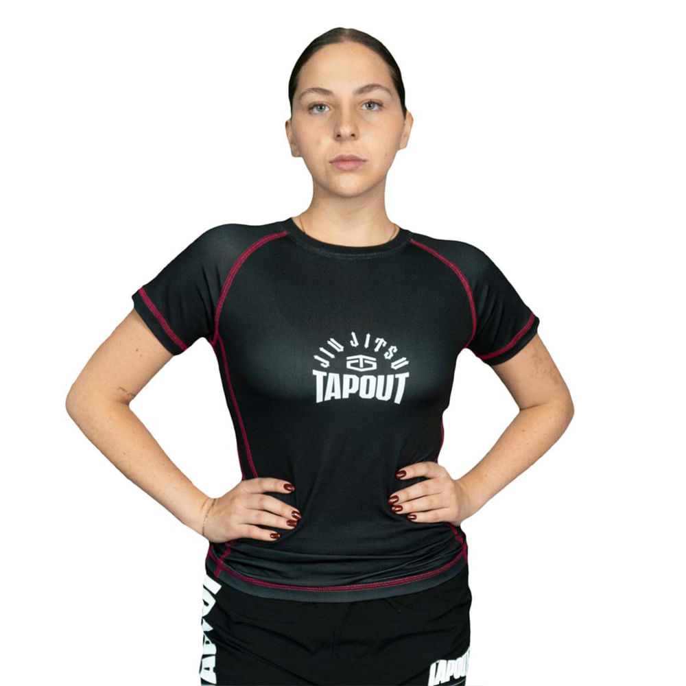 Polo Deportivo Tapout Mujer Cappo Negro