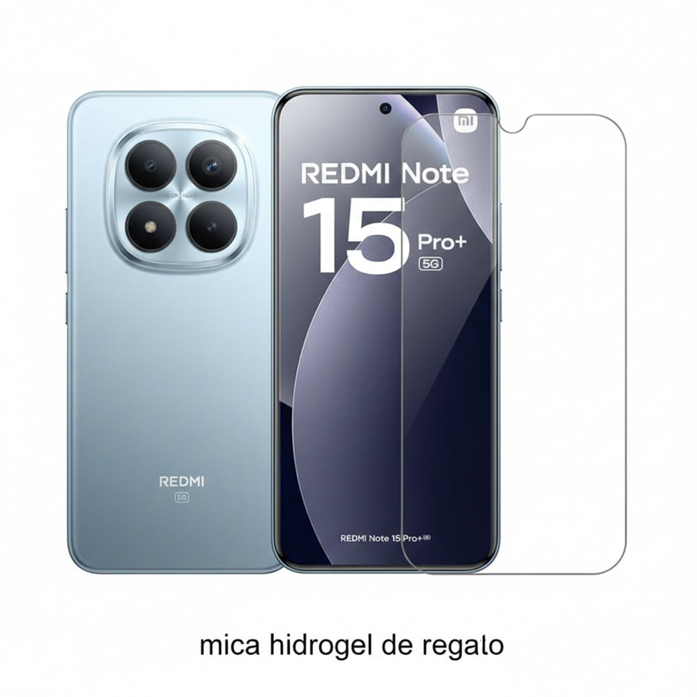 Redmi Note 15 Pro Plus 5G 12Gb Ram 512Gb Rom Glacier Blue Registrado