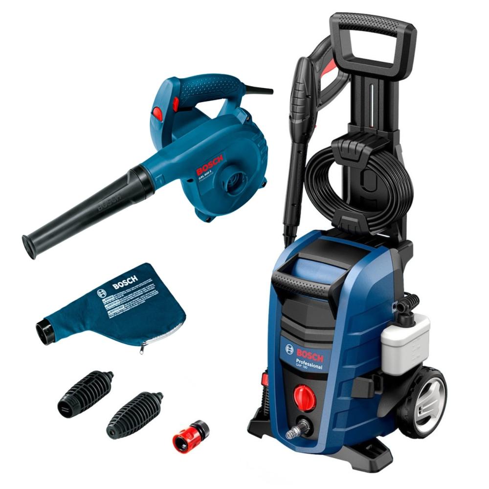 Hidrolavadora 1500W 1800 PSI GHP 180 + Soplador 800W GBL 800 E Bosch 0615A002DP000