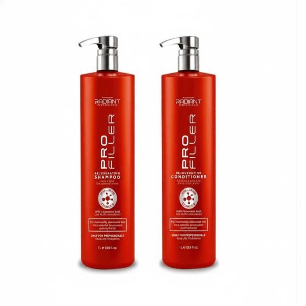 Shampoo Radiant Pro Filler Shampoo + Acondicionador 1Litro