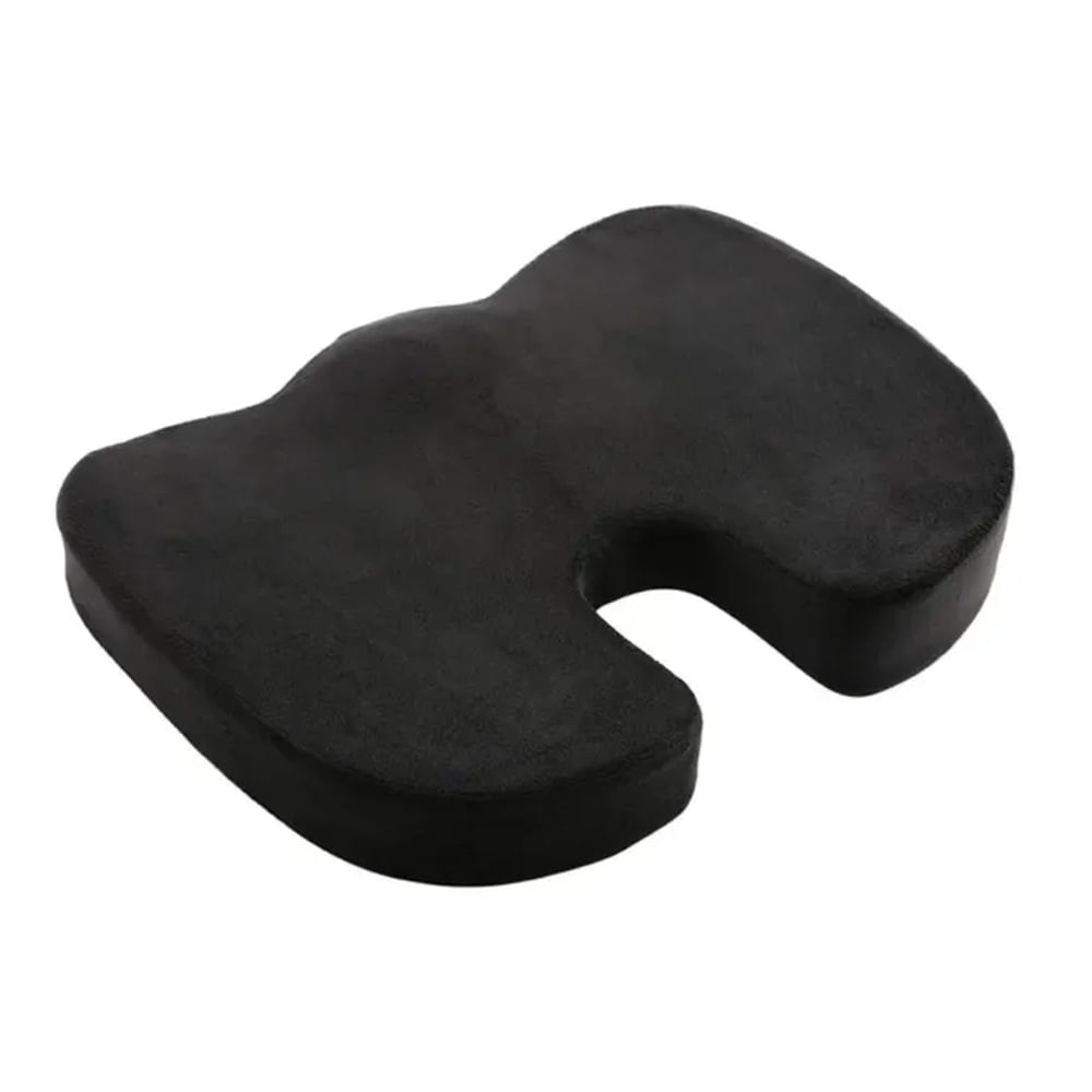 Cojín asiento ergonómico lumbar auto silla de oficina negro Negro Cojín asiento ergonómico lumbar auto silla de oficina negro Negro
