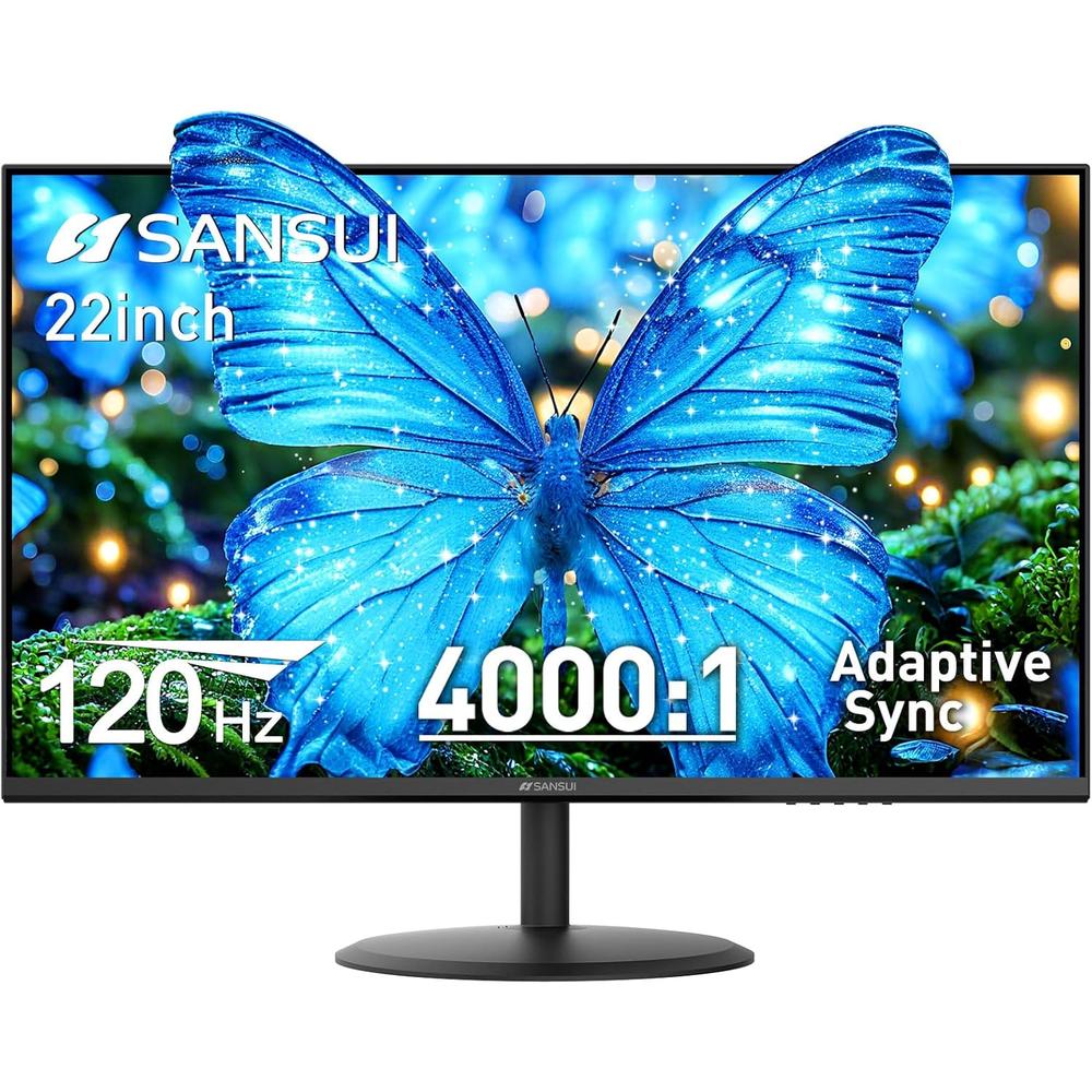 Sansui 22"" FHD 120 Hz IPS Adaptive-Sync HDR Eye Care