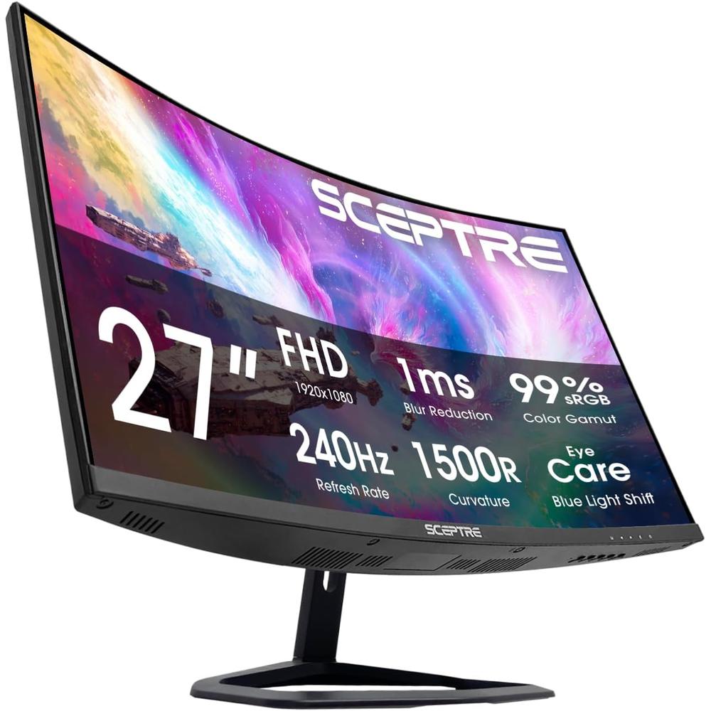 Sceptre C275B-FWT240 Curvo Monitor 27"" Full HD 240Hz