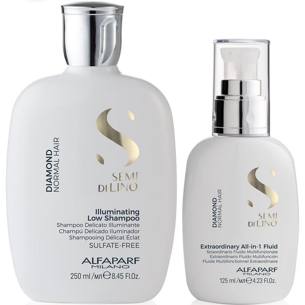 Shampoo Iluminador Sin Sal 250ml + Crema All in 1 