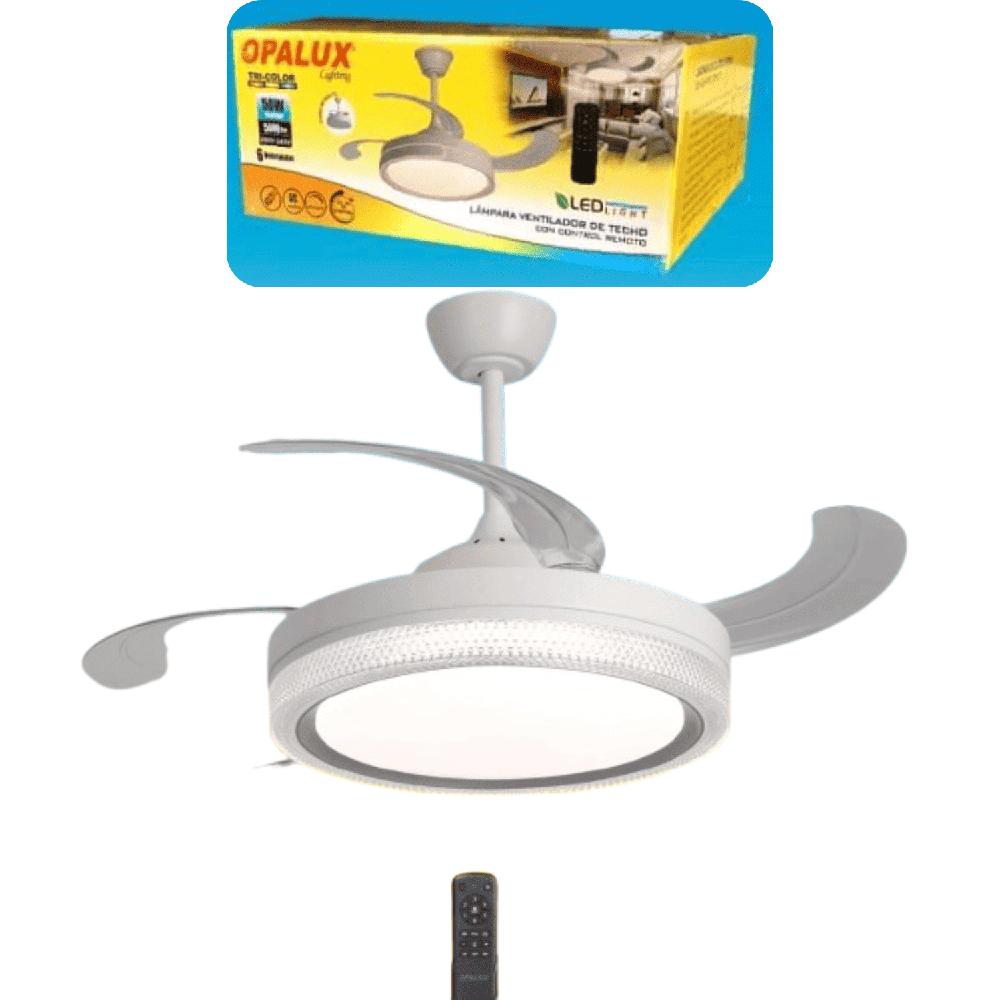 LAMPARA VENTILADOR ASPAS RETRACTILES LAMPARA VENTILADOR ASPAS RETRACTILES