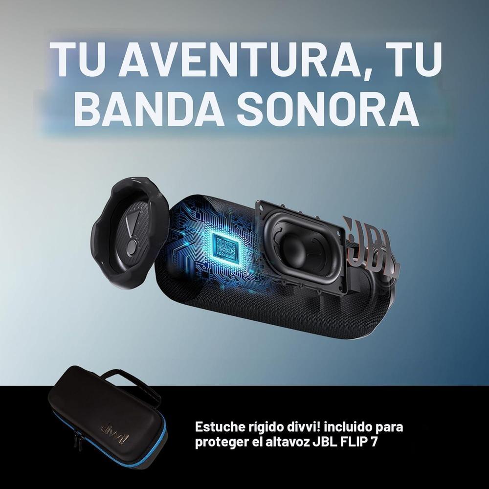 Altavoz JBL Negro Flip 7 Impermeable Altavoz JBL Negro Flip 7 Impermeable
