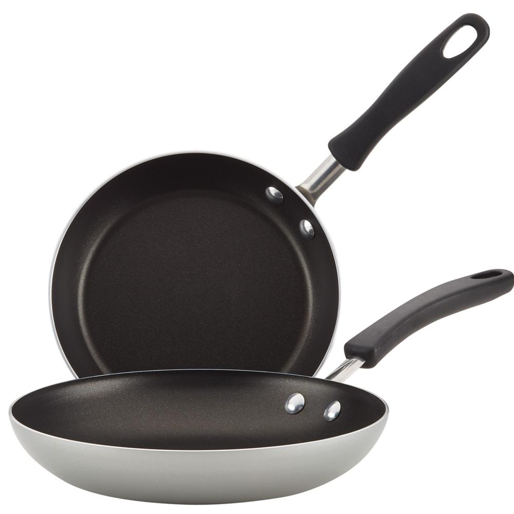 Set de sartenes 2 piezas 21 y 25cm Farberware DiamondMax aluminio antiadherente gris