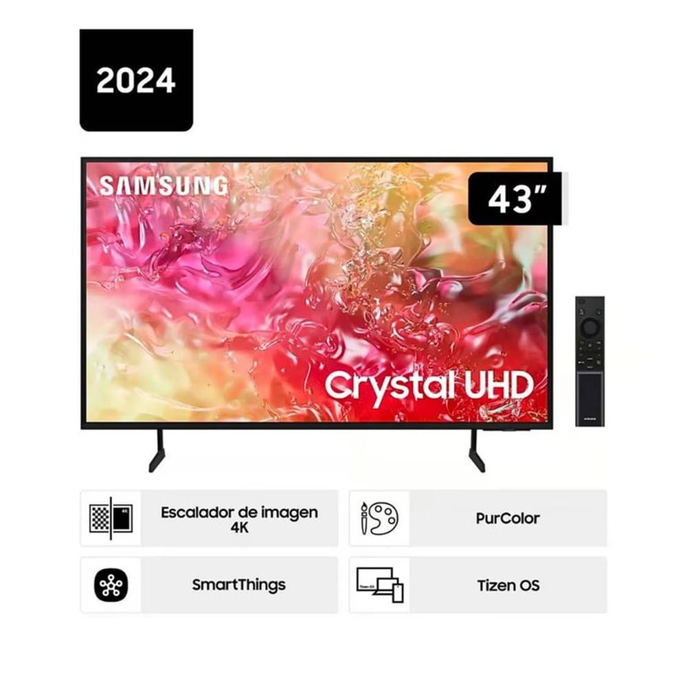 Televisor Samsung 43 Crystal UHD 4K Smart TV Tizen 43DU7000