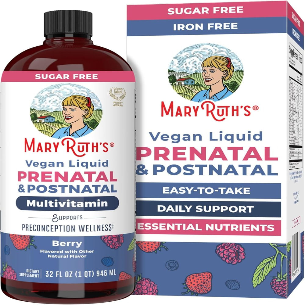 MaryRuth's Multivitamínico prenatal y posnatal para mujeres