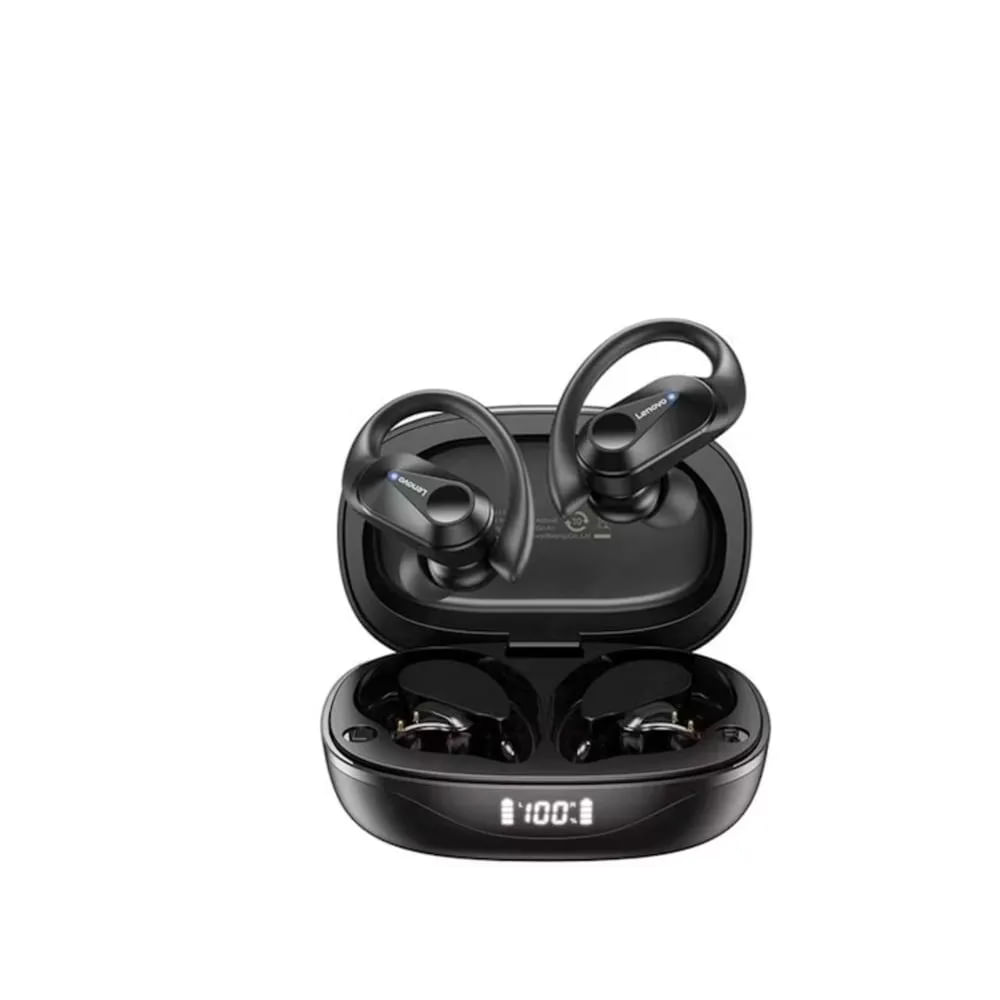 FU Audifono Bluetooth Lenovo LP75 Sports Wireless 5.3 - Negro