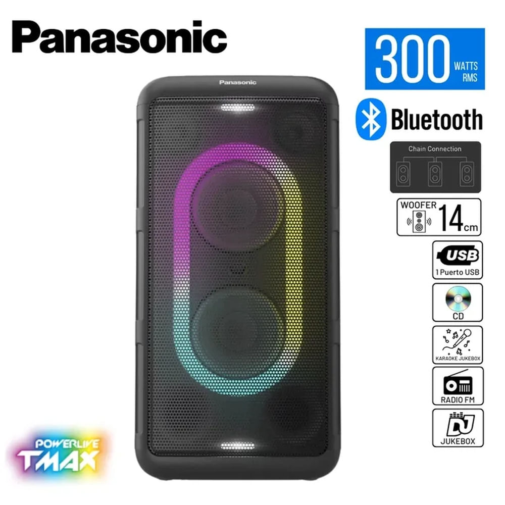 EQUIPO DE SONIDO PANASONIC SC-TMAX15 300W EQUIPO DE SONIDO PANASONIC SC-TMAX15 300W