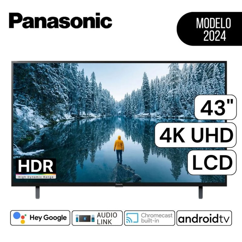 Televisor Panasonic Smart TV 43 Pulg 4K UHD Android TC-43MX700P - Negro