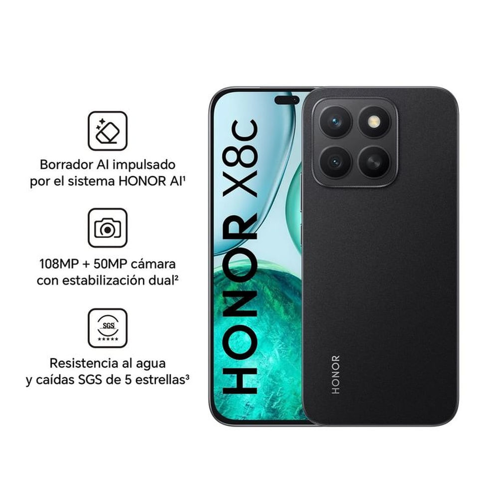 HONOR X8c 8GB+256GB - Midnight Black