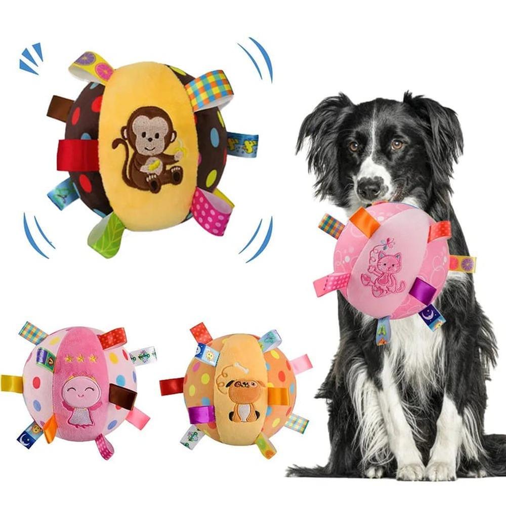 Hermosa Pelota Juguete Para Perro De Felpa Con Sonido Hermosa Pelota Juguete Para Perro De Felpa Con Sonido