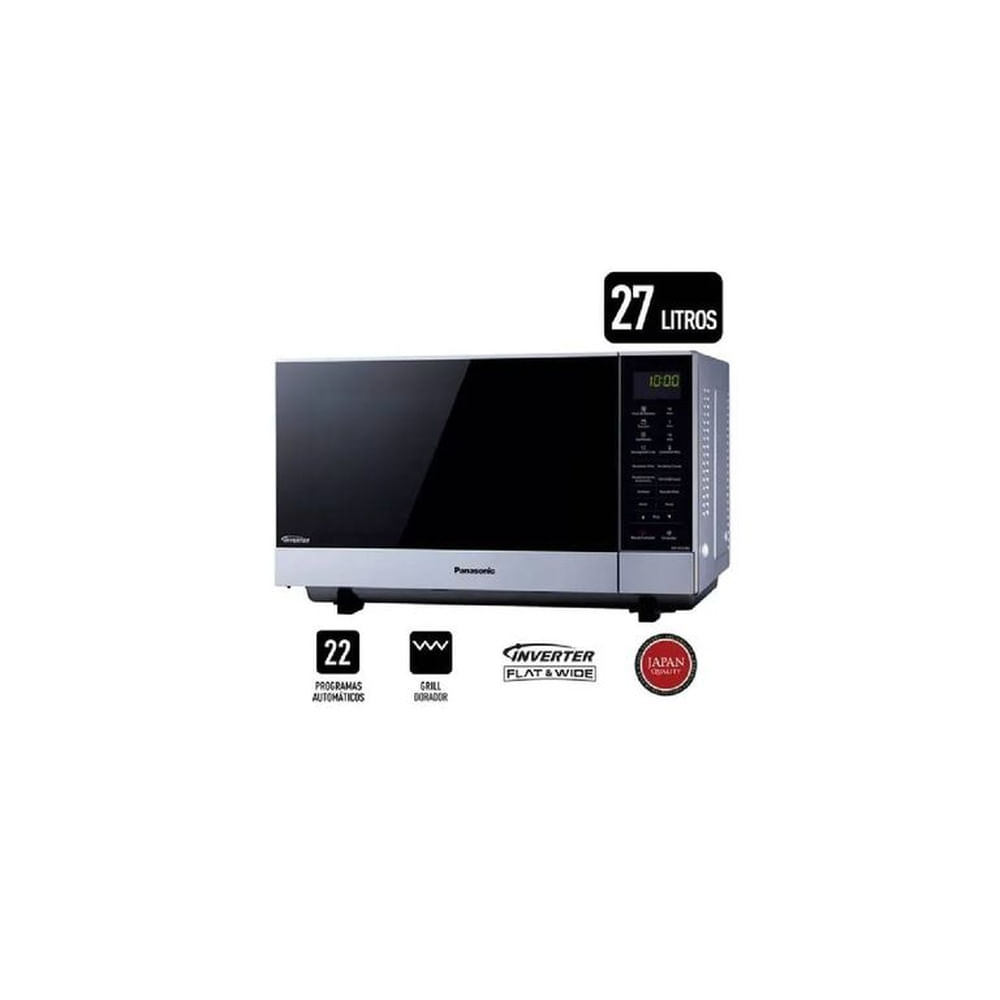 Horno Microondas Panasonic de 27L NN-GF574MRPM