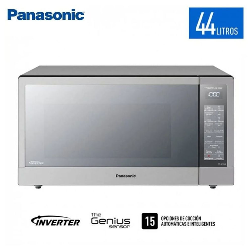 MICROONDAS PANASONIC 44L SILVER NN-ST76LSRPM